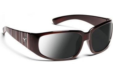 Image of 7 Eye Men's Duke Sunglasses, DARKshift Extra Dark Photochromic Lens, Mahogany Frame, L-XL 805216