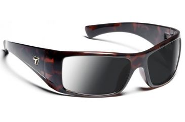 Image of 7 Eye Men's Shaun Sunglasses, DARKshift Extra Dark Photochromic Lens, Dark Tortoise Frame, S-M 810616