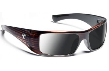 Image of 7 Eye Men's Shaun Sunglasses, DARKshift Extra Dark Photochromic Lens, Mahogany Frame, S-M 815216