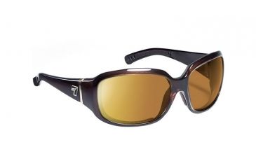 Image of 7 Eye Mistral Airdam Womens Sunglasses Crystal Chocolate Frame 24 7 Copper Nxt Lens 583427