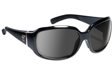 Image of 7 Eye Mistral Airdam Womens Sunglasses Glossy Black Frame Coloramp Copper Nxt Lens 580521