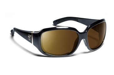 Image of 7 Eye Mistral- Glossy Black Sunglasses, S-M 580542