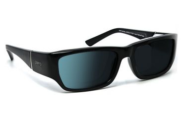 Image of Nereus/ SharpView Polarized Gray, Glossy Black Frame Unisex Sunglasses, S-M