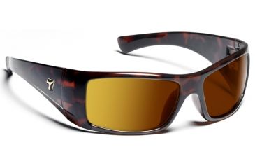 Image of Shaun/ ColorAmp Copper, Dark Tortoise Frame Male Sunglasses, S-M