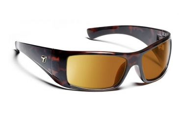 Image of 7 Eye Shaun Dark Tortoise Polarized Copper NXT Sunglasses 810657