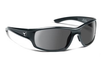 Image of 7 Eye Signature Series Rake Sunglasses,SharpView Gray Lens,Charcoal Frame,M-XL, 910341