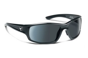 Image of 7 Eye Rake Progressive Prescription Sunglasses, Charcoal Frame, Polarized, 910353PR