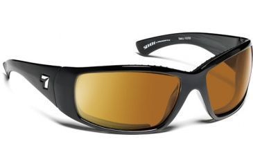 Image of 7 Eye Taku Full Frame Sunglasses, Matte Black Frame, 24 - 7 Copper NXT Lens 570127
