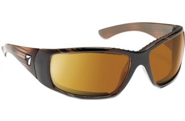 Image of 7 Eye Taku Full Wrap Sunglasses Horn Frame Re Act Nxt Polarized Af Lens 574327