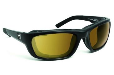 Image of 7 Eye Ventus AirShield Sunglasses,Matte Black Frame,Photochromic Day Night Contrast Lens,S-M 130127