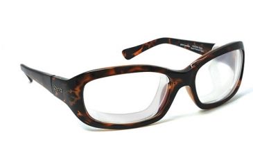 Image of Verona/ SharpView Clear, Tortoise Frame Female Sunglasses, M-L