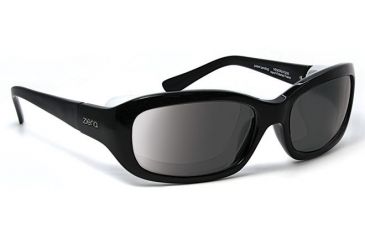 Image of Verona/ SharpView Gray, Glossy Black Frame Female Sunglasses, M-L