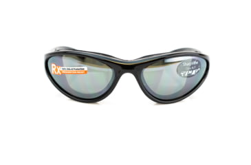 Image of 7 Eye Viento AirShield Sunglasses - Men's, Matte Black Frame,SharpView Polarized Gray Lens,S-M 150153