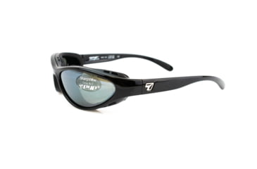 Image of 7 Eye Viento AirShield Sunglasses - Men's, Matte Black Frame,SharpView Polarized Gray Lens,S-M 150153