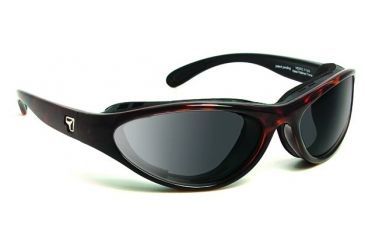 Image of 7 Eye Viento AirShield Sunglasses,Dark Tortoise Frame,SharpVIew Gray Lens,S-M 150641