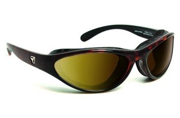 Image of 7 Eye Viento AirShield Sunglasses,Dark Tortoise Frame,SharpView Polarized Copper Lens,S-M 150654