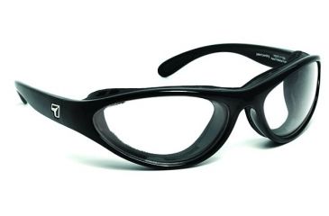 Image of 7 Eye Viento Bifocal Prescription Sunglasses, Glossy Black Frame, 150540BI