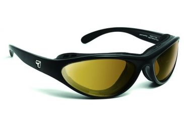 Image of 7 Eye Viento AirShield Sunglasses,Matte Black Frame,Photochromic Day Night Contrast Lens,S-M 150127