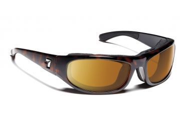 Image of 7 Eye Whirlwind Sunglasses, Dark Tortoise Frame, Sharp View Copper Lens 120642 