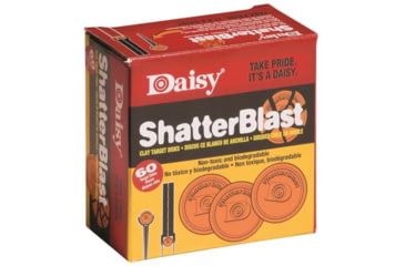 Image of A box of clay targets. 