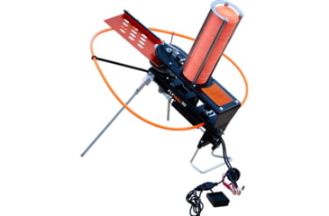 Image of A mechanical clay disc thrower. 