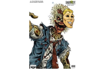 Image of A nifty paper zombie target. 