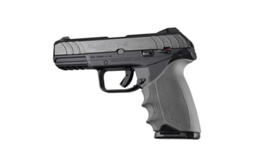 Image of Hogue Handall Beavertail Grip Sleeve, Ruger Security 9, Slate Grey, 17702