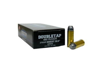 Image of Doubletap Ammunition Double Tap Hardcast Solid Handgun Ammunition 480 Ruger 370gr WFN 1335 fps 20/ct 7A2D1751, DT480R370H2