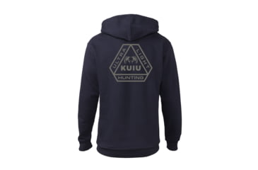 Image of KUIU Prism Hoodie in Navy Size 3XL F6F97271, Navy, 3XL, Cotton, Adult, Male, 7967674728606