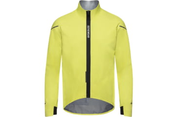 Image of GOREWEAR SPINSHIFT GORE-TEX Cycling Jacket Mens in Lime Yellow Medium Slim fit Waterproof CFC74C12, 101064-CB00-L