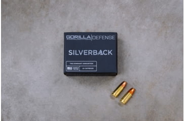 Image of Gorilla Ammunition Gorilla Silverback 9mm Luger 115 Grain Self Defense Brass Case Pistol Ammo, 20 Rounds, Copper, 20 Rounds, gpf-249