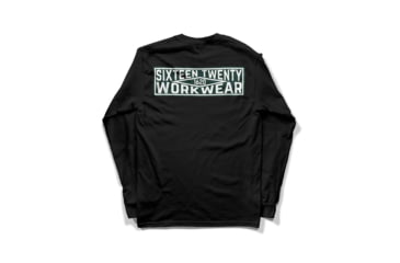 Image of 1620 Workwear Camp Shirt Long Sleeve F0492B34, Black, Medium, LST1BM