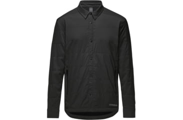 Image of GOREWEAR Crossover Insulated Running Shirt Jacket Mens in Black Large 96BAA68A, 101141-9900-XL