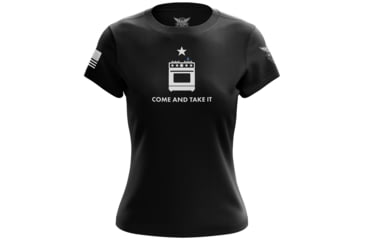 Image of Wethepeopleholsters.Com Come and Bake It Womens Short Sleeve Shirt, come-and-bake-it-womens-short-sleeve-shirt
