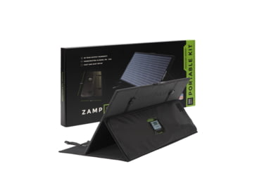 Image of Zamp Solar Obsidiana Series 100-Watt Portable Kit, Regulated, Black, One Size, USP2003