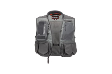 Image of Simms Fishing Products Freestone Fishing Vests - Mens, Pewter, XL, 13402-015-50