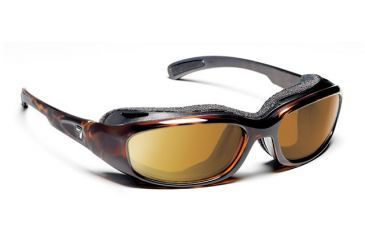 Image of 7 Eye 7eye Air Shield Sunglasses Churada, Sharp View Gray Polarized PC Lens, Dark Tortoise Frame, M-L , Men 160653