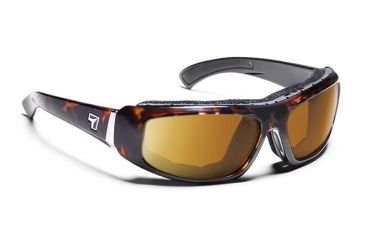 Image of 7eye 183741 Bali Rx Progressive Sunglasses Airshield Dark Tortoise Frames