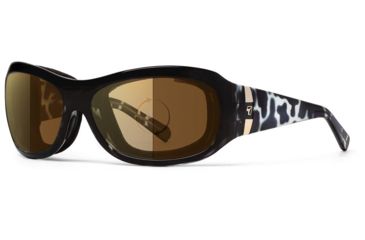 Image of 7Eye by Panoptix Womens AirShield Sedona Sunglasses, RX Ready, Black Pearl Frame, Photochromic Day/Night Contrast Lens, M-L 325027