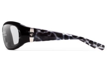 Image of 7Eye by Panoptix Womens AirShield Sedona Sunglasses, RX Ready, Black Pearl Frame, SharpView Clear Lens, M-L 325040