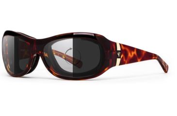 Image of 7Eye by Panoptix Womens AirShield Sedona Sunglasses, RX Ready, Light Tortoise Frame, Photochromic Day/Night DARKshift Lens, M-L 326016