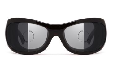Image of 7Eye by Panoptix Womens AirShield Sedona Sunglasses, RX Ready, Ruby Fade Frame, Photochromic Day/Night Eclypse Lens, M-L 326417