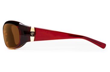 Image of 7Eye by Panoptix Womens AirShield Sedona Sunglasses, RX Ready, Ruby Fade Frame, SharpView Copper Lens, M-L 326442