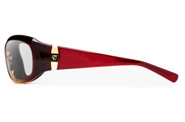 Image of 7Eye by Panoptix Womens AirShield Sedona Sunglasses, RX Ready, Ruby Fade Frame, SharpView Clear Lens, M-L 326440