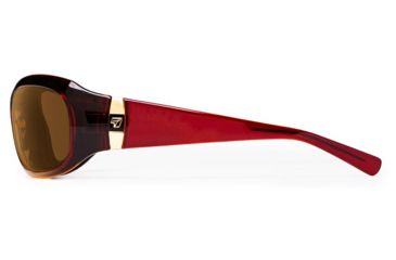 Image of 7Eye by Panoptix Womens AirShield Sedona Sunglasses, RX Ready, Ruby Fade Frame, SharpView Polarized Copper Lens, M-L 326454