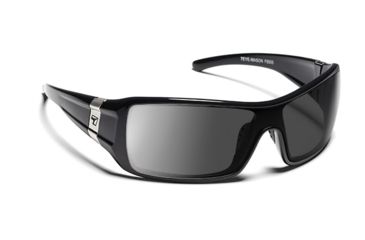 Image of 7eye 850546 Mason Rx Progressive Sunglasses Active Lifestyle Glossy Black w Bling Frames
