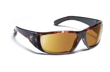 Image of 7eye 590642 Mens Maestro Single Vision Sunglasses Airdam Dark Tortoise Frames