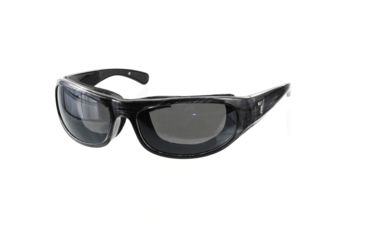 Image of 7 Eye Whirlwind Gray Tortoise Re-ACT NXT Polarized Gray HP Sunglasses 123756