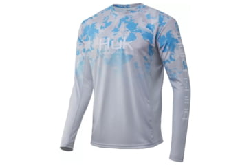 Image of HUK Performance Fishing Icon X KC Refraction Camo Fade - Mens, Inshore, Small, H1200288-337-S
