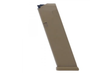 Image of Glock G17/19 9mm Luger 17 Round Pistol Magazine, Glock 17/17L/19/19X/26/34, Coyote Tan, 1 Pack, 39054